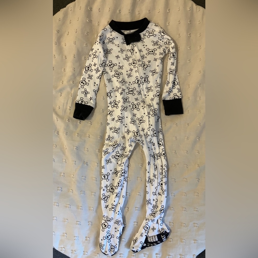 Honest Baby Clothing Organic Cotton Halloween Snug-Fit Footed Pajama